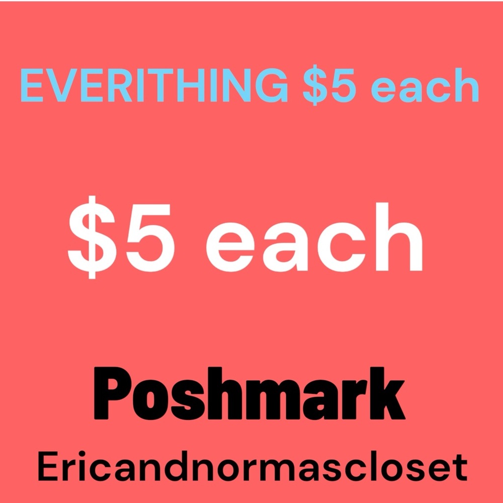 Everything $5 each
Bundle of 5 pounds welcome